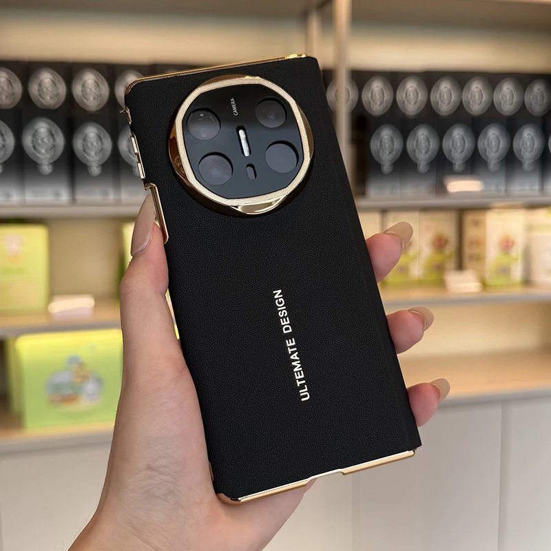 适用华为mateX6手机壳升级双中轴保护X5智能视窗翻盖磁吸手机壳X3