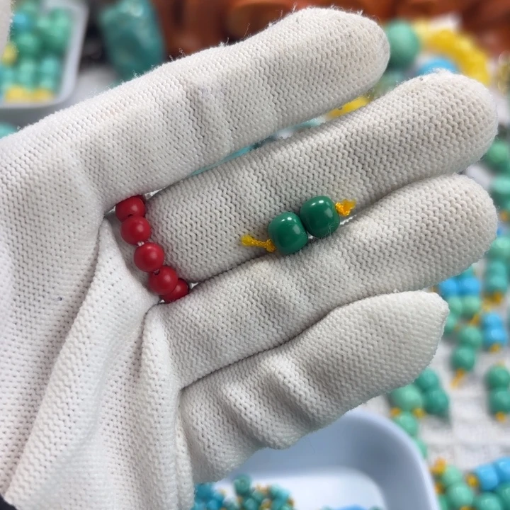 南红玛瑙未镶嵌手链绿松石