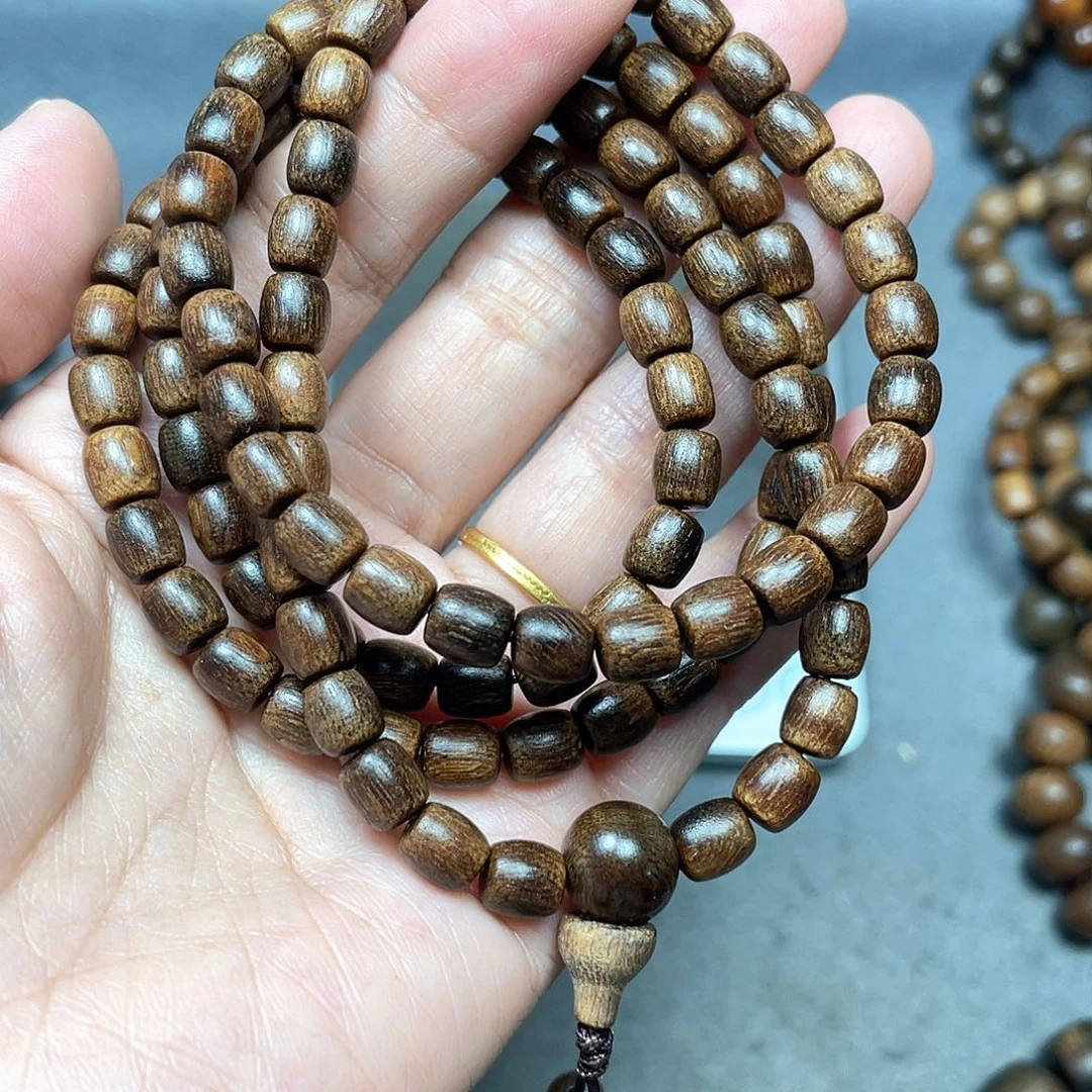 沉香手串紫棋瘤疤0.6