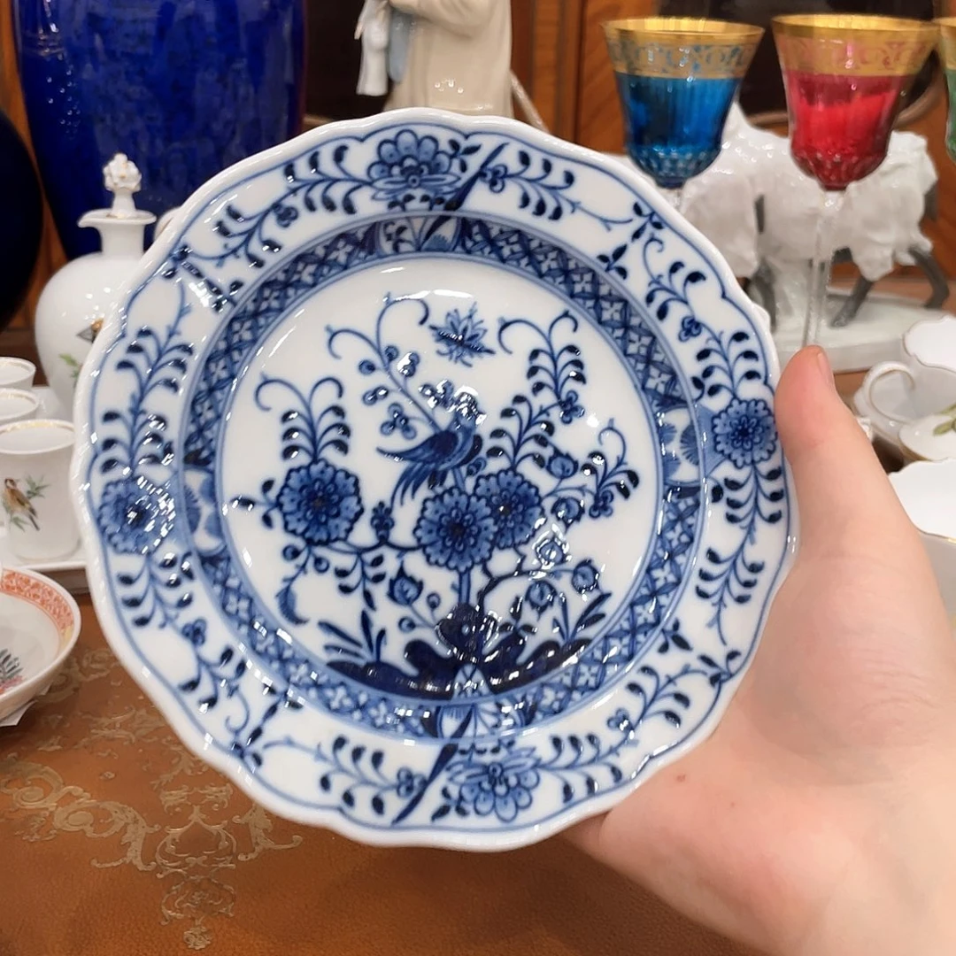 摆件中古一等青花