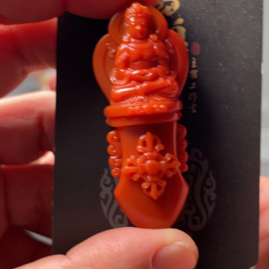 宁***走南红玛瑙未镶嵌挂件