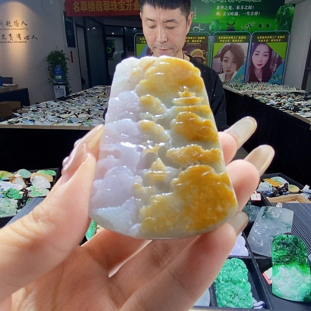 颈饰未镶嵌翡翠翡翠