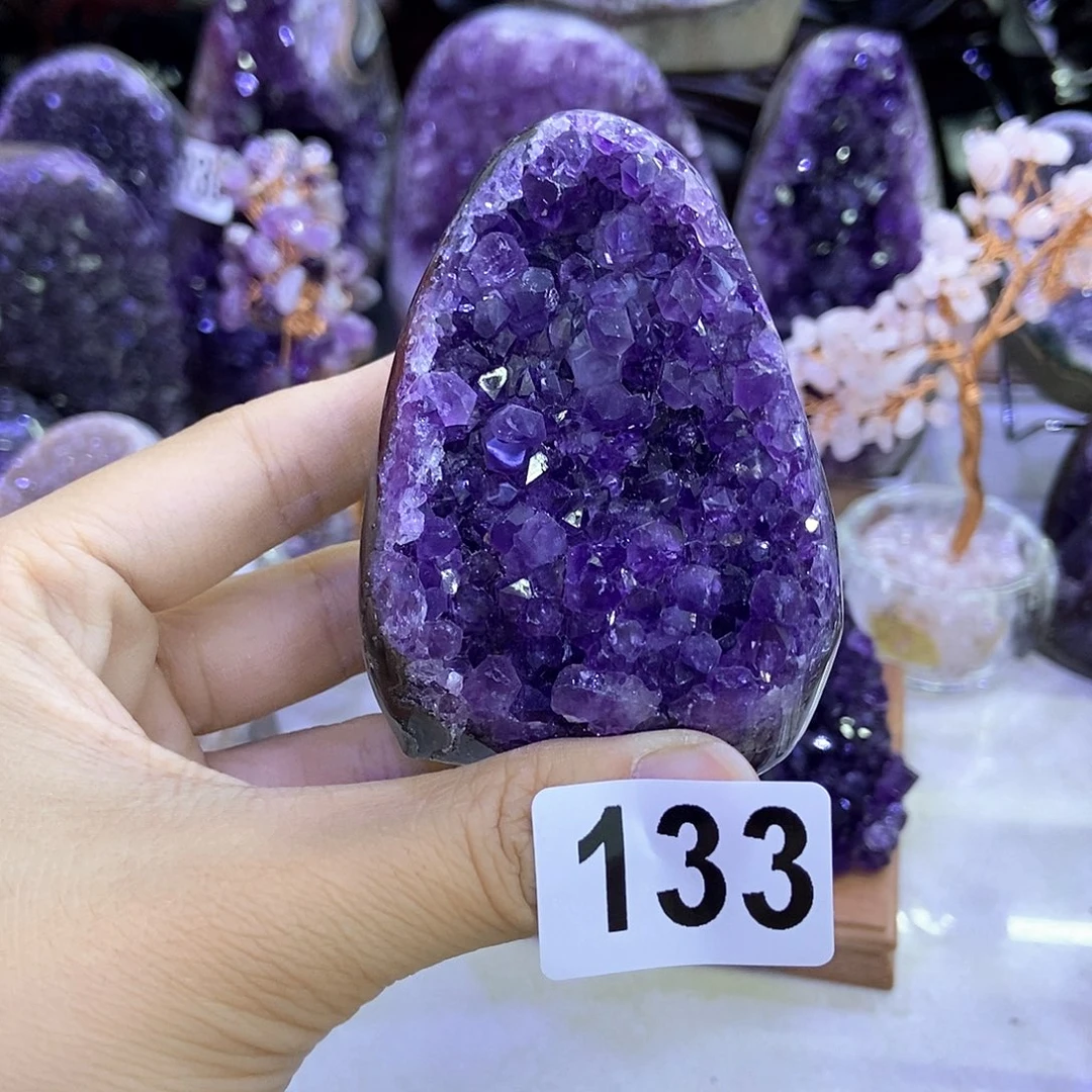 葳***店未镶嵌大型摆件（非配饰）紫晶