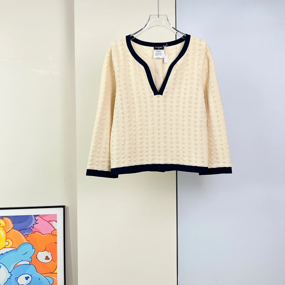 99新 Chanel/香奈儿 针织上衣/40码/XspA4942