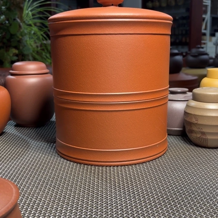 紫砂茶叶罐中高端紫砂茶叶罐