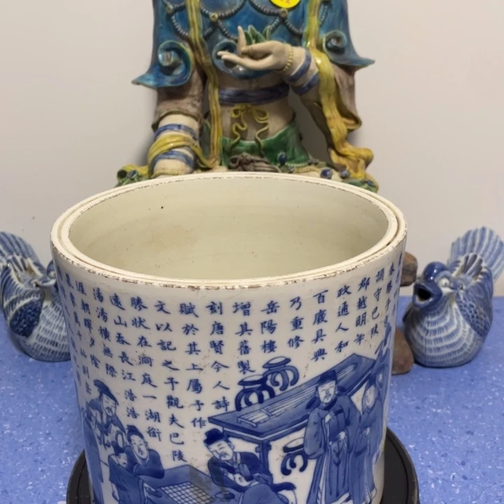 活***行当代青花瓷器摆件