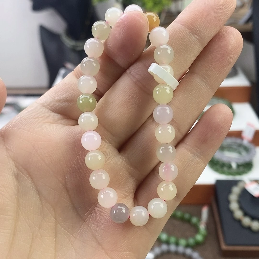 和田玉手串卡6.9未镶嵌