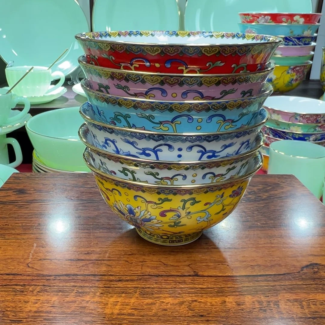 珐琅高端精品珐琅彩餐具