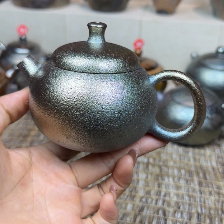 云南建水紫陶柴烧壶