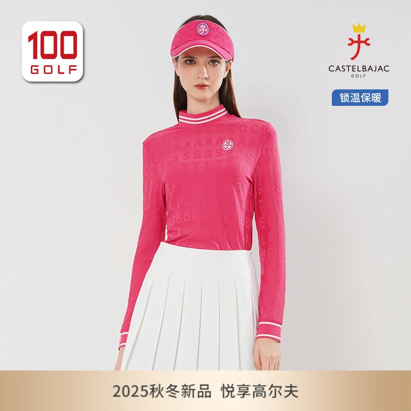 CASTELBAJAC（C牌）高尔夫长袖女25秋冬柔软保暖修身上衣CF252PC013