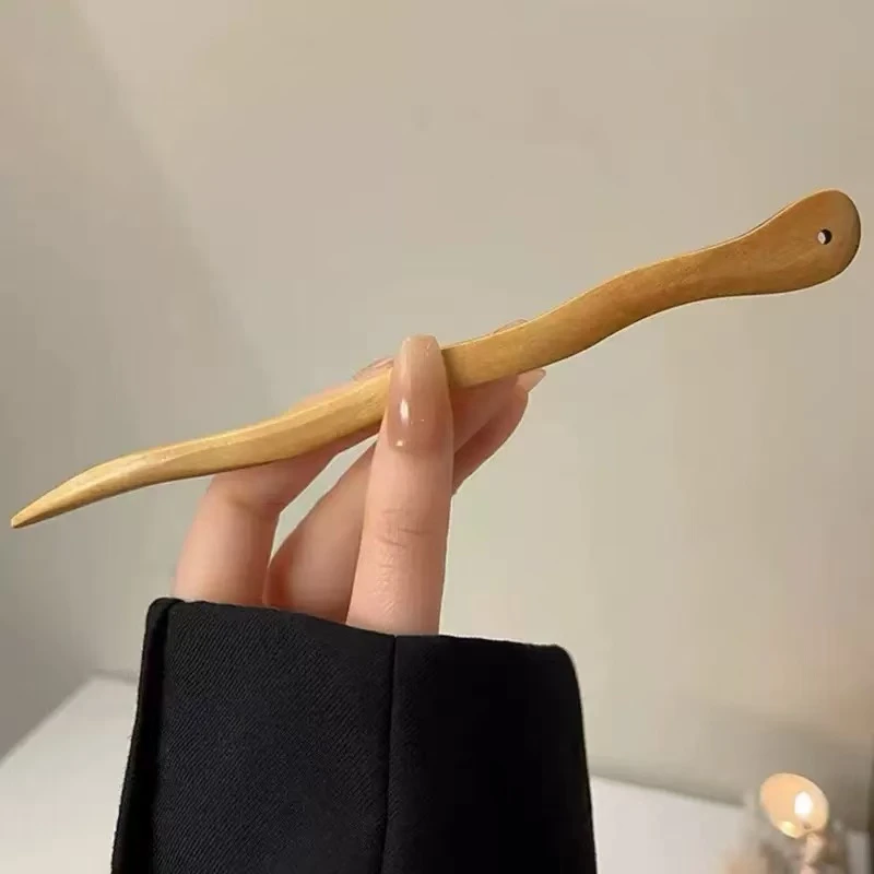 新中式发簪丸子头简约夏季盘发簪女古风汉服配饰旗袍头饰