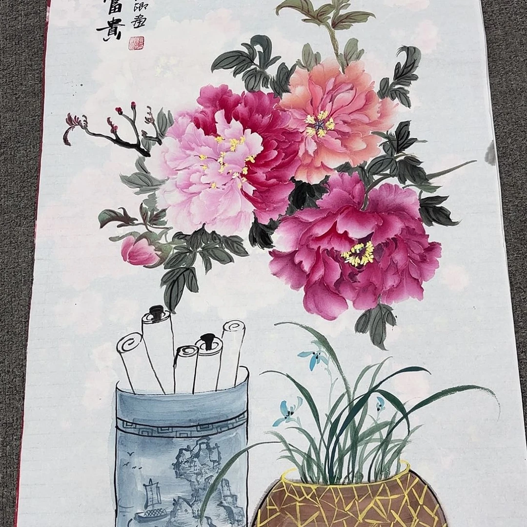 国画国画作品多次入选国内外