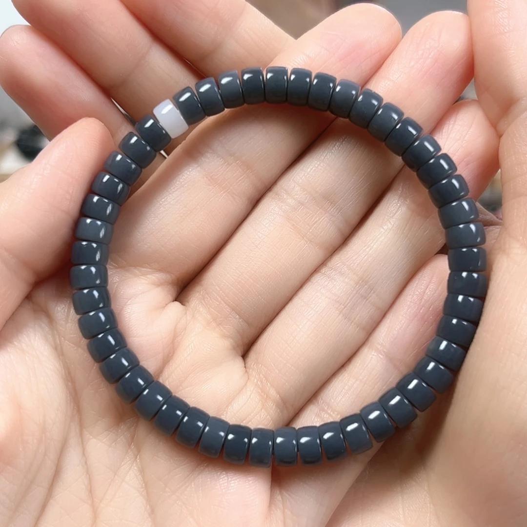 御***京和田玉未镶嵌手串卡6珠宝级货头