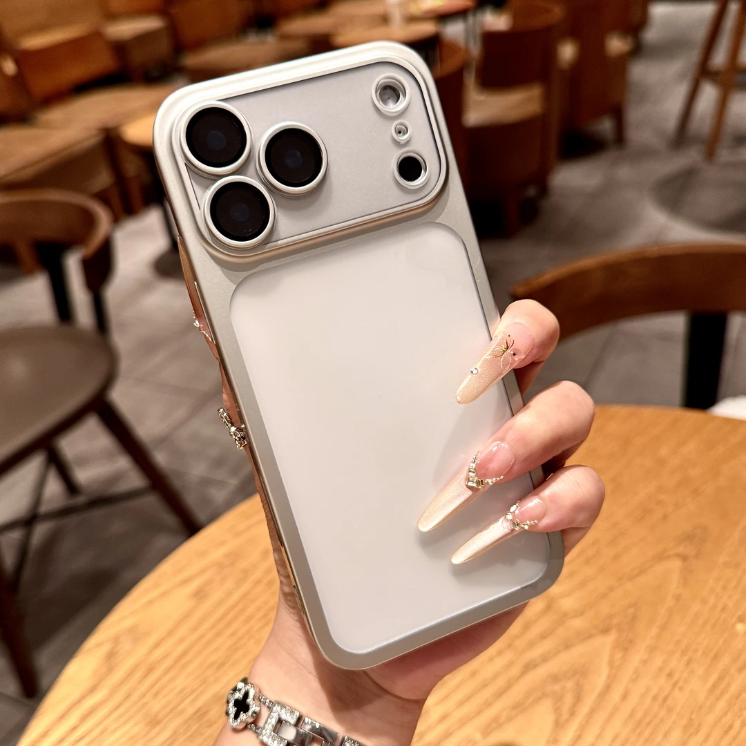 适用苹果17promax手机壳简约pc硬壳iphone17镜头全包pro肤感磨砂
