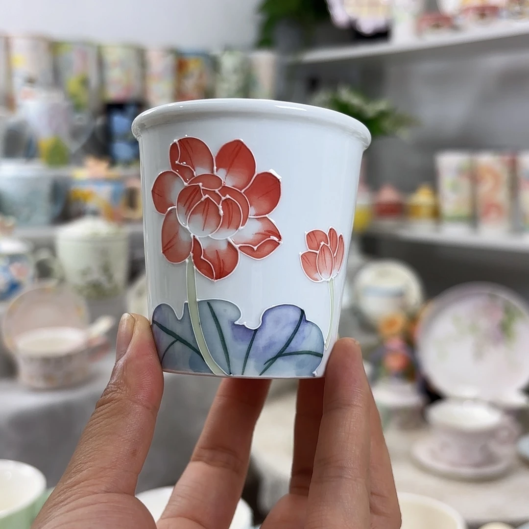 手绘高温釉下彩陶瓷