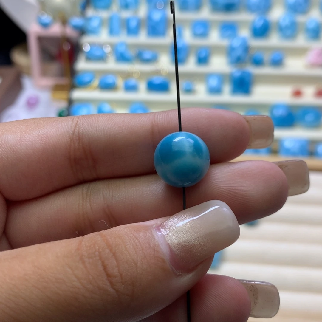 月***儿未镶嵌针钠钙石（海纹石）珠宝半成品