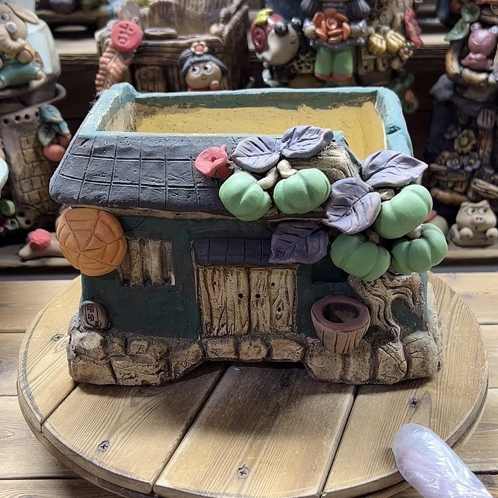 嘻哈多肉花盆百搭