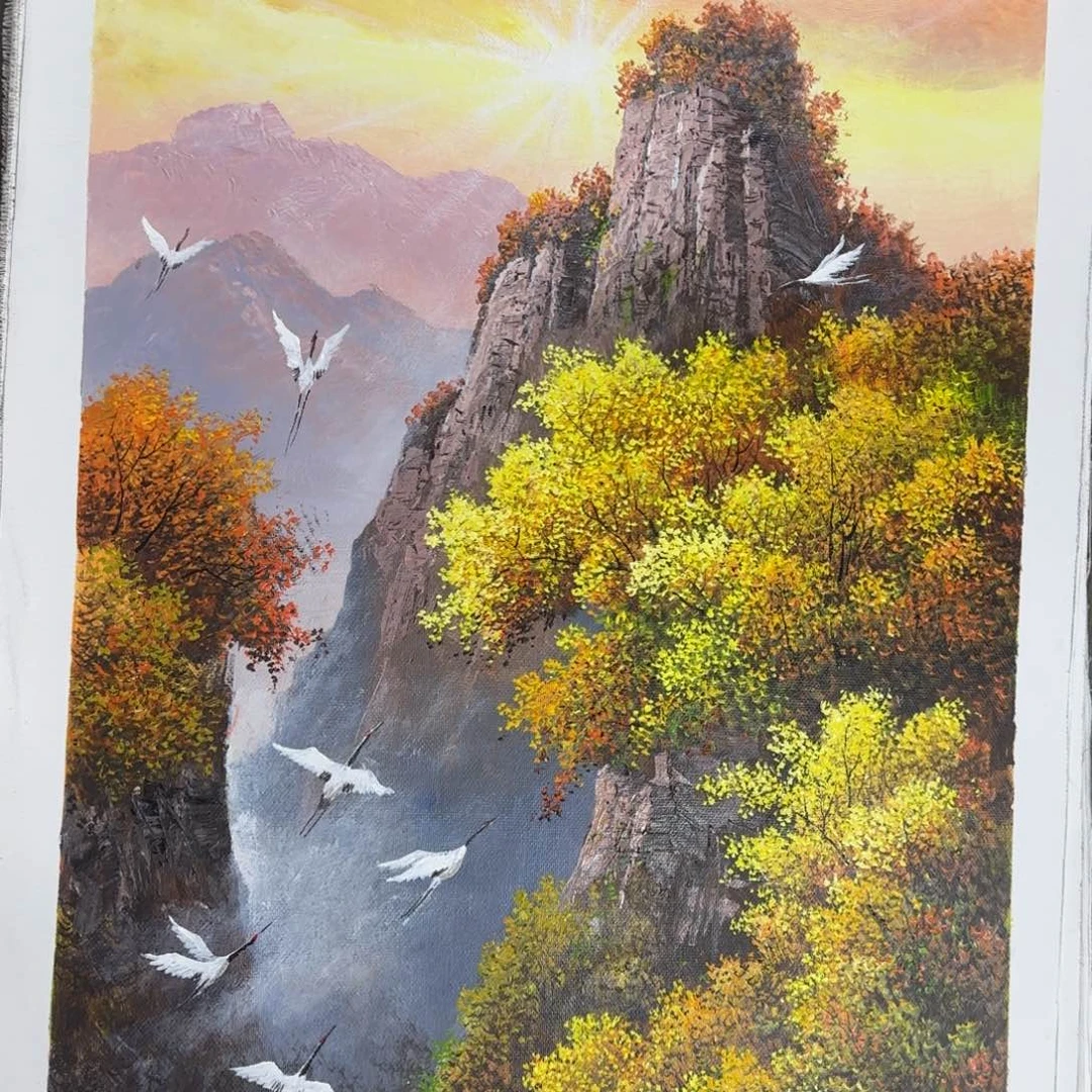 油画加油加油努力加油加油