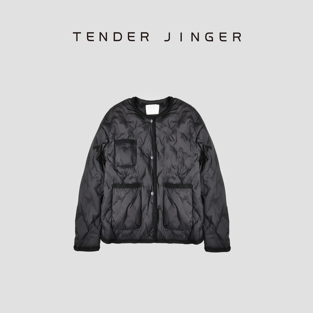 Tender Jinger｜线下专供  小香风轻薄款羽绒服T53YRK50184
