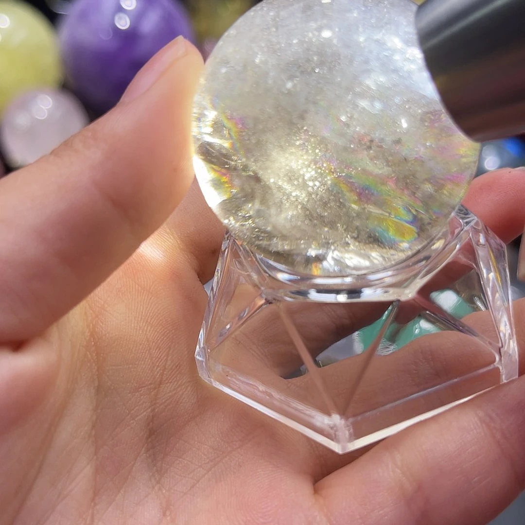 水晶珠宝半成品未镶嵌微瑕4.2