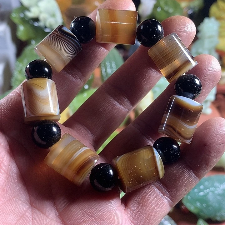 玛瑙/玉髓手链未镶嵌