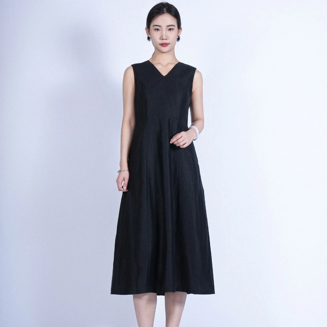 国风2025长袖竹叶印花气质清竹香云纱套装HASS060060+HASS060061