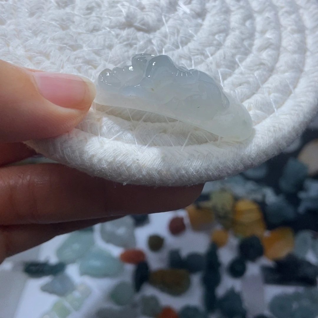 定制翡翠未镶嵌翡翠41.2*13.2*7.8