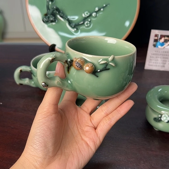 大****龙泉云间青瓷小米茶器