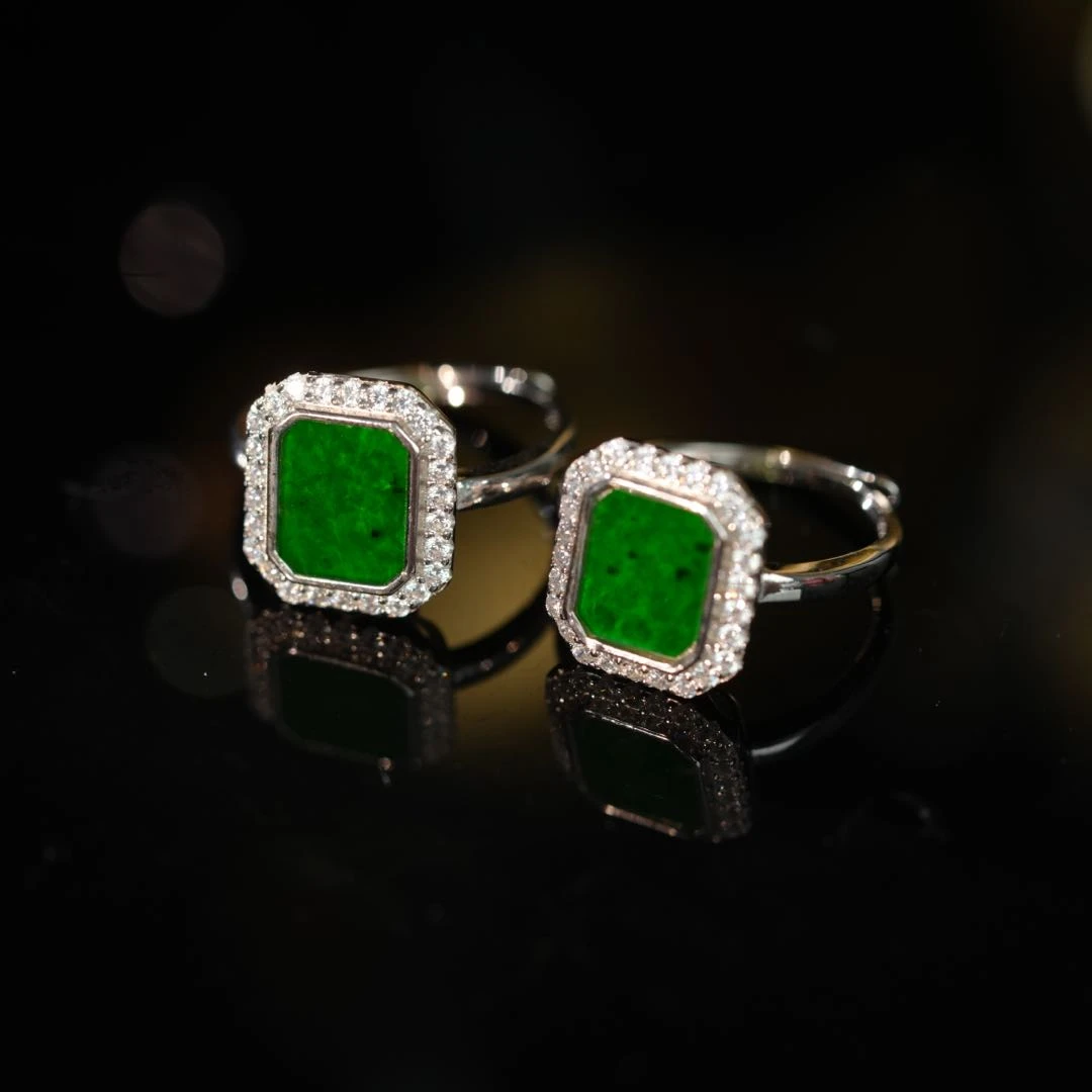 【初见好物】s925银翡翠戒指MC61X142【多样性发一件】