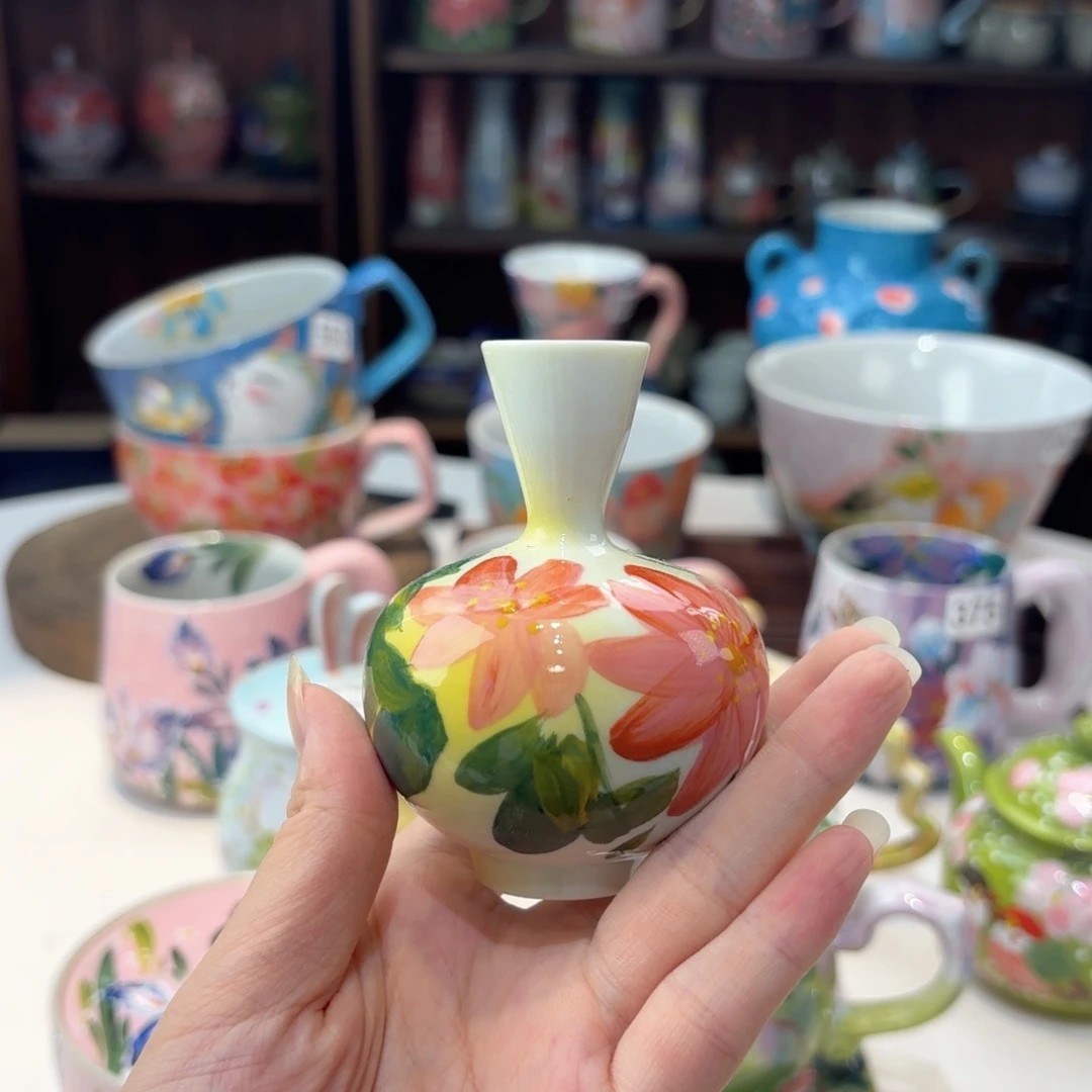 景德镇手绘高温釉下彩陶瓷茶具