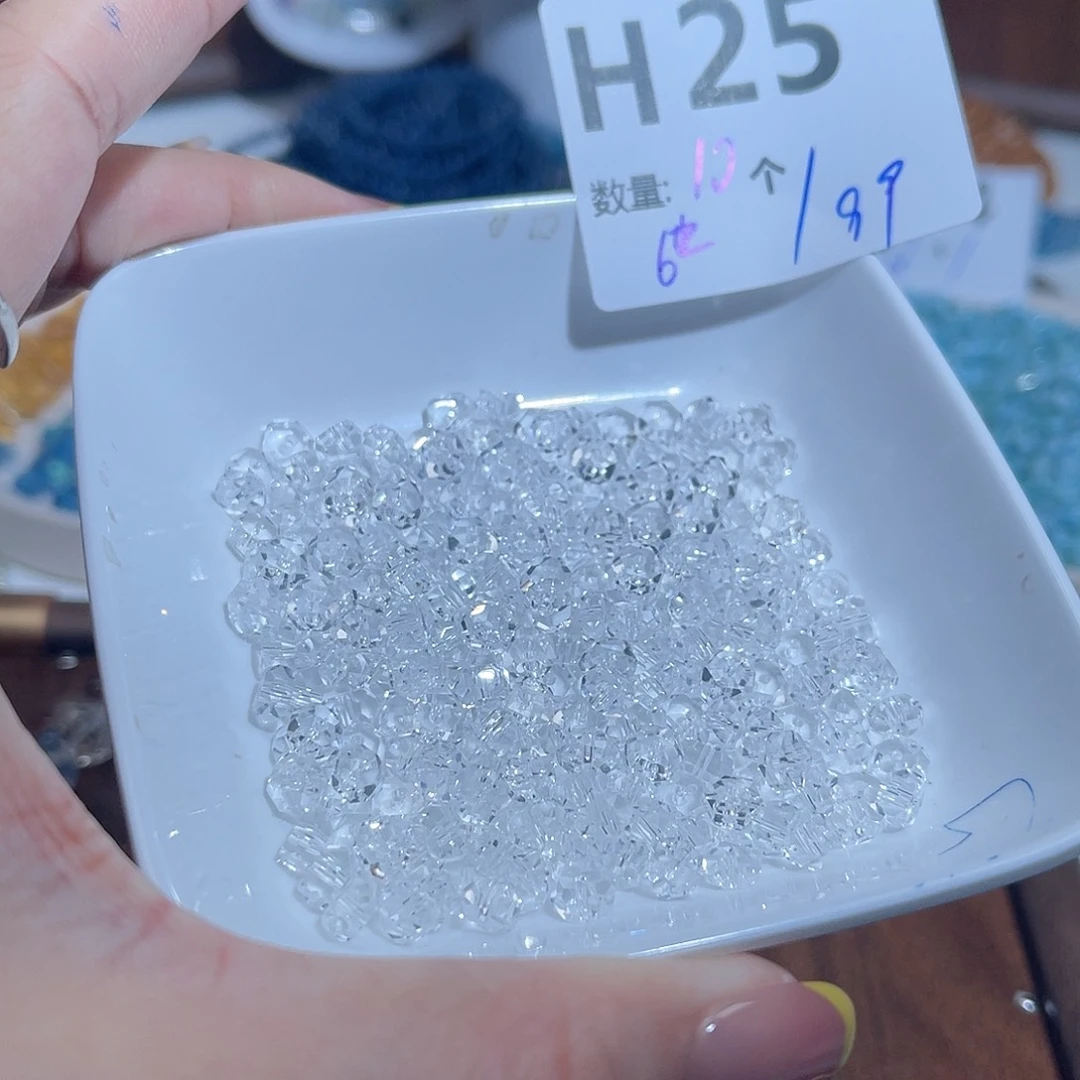 水晶珠宝半成品未镶嵌H25。