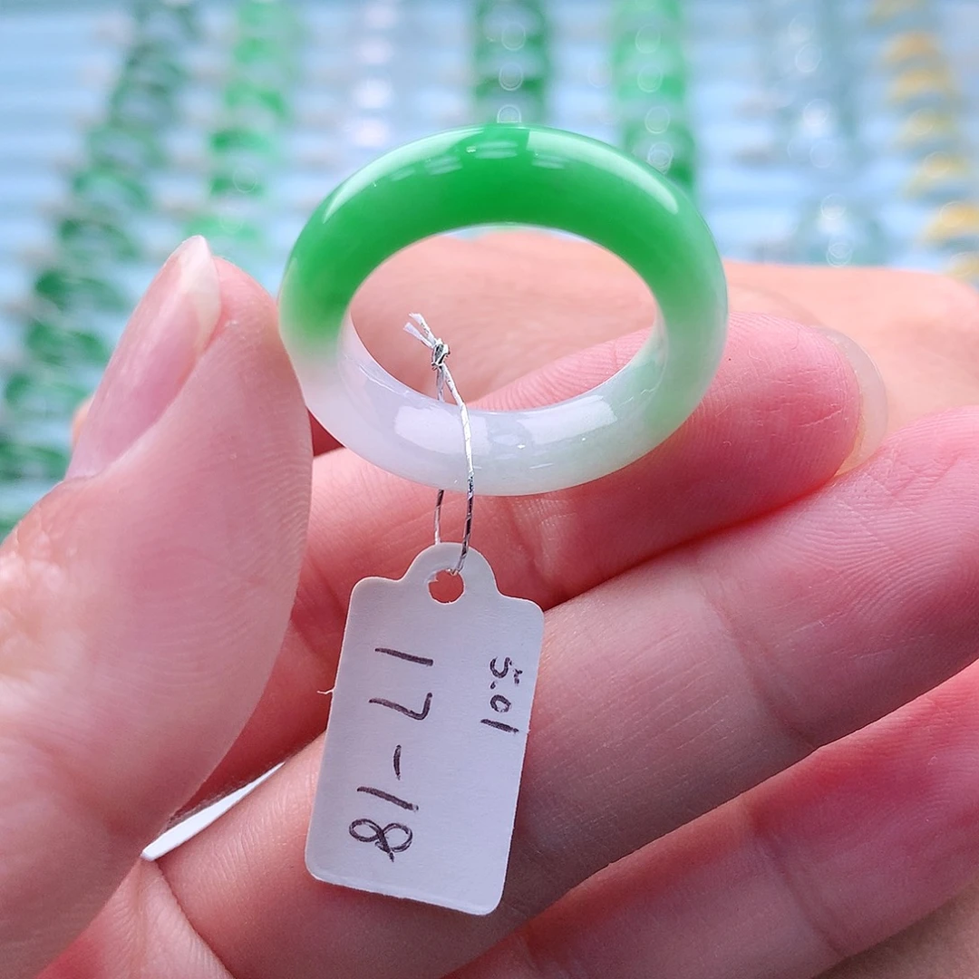 未镶嵌戒指翡翠A***kA货缅甸翡翠