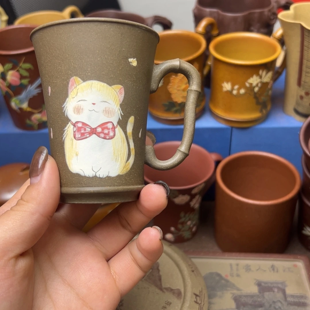 紫砂茶案紫砂主人杯100c c