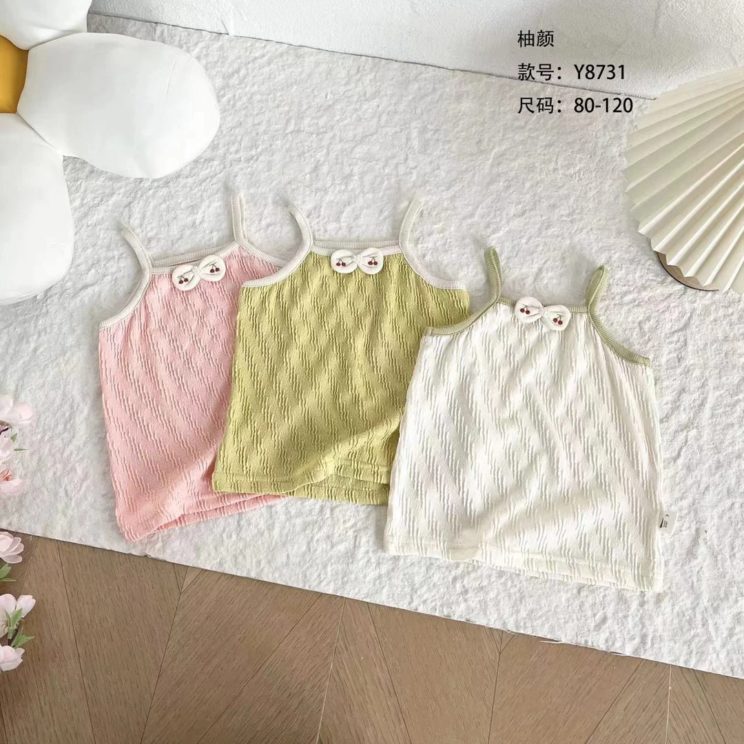 柚颜【樱桃蝴蝶结8731】吊带