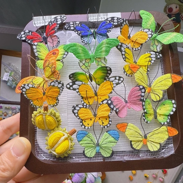 纯手工钩织微钩成品80号蕾丝线手工制品出售