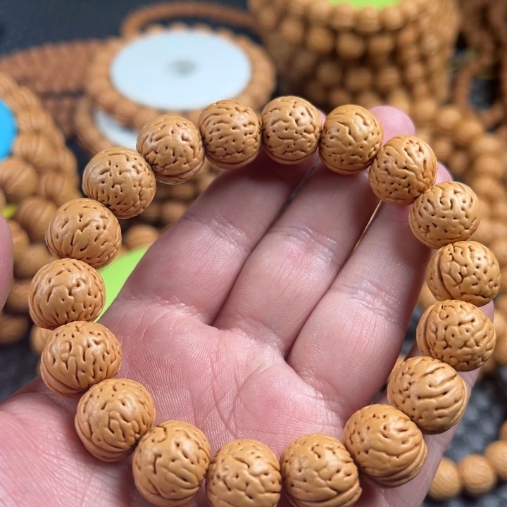 桃核手串15金丹桃核
