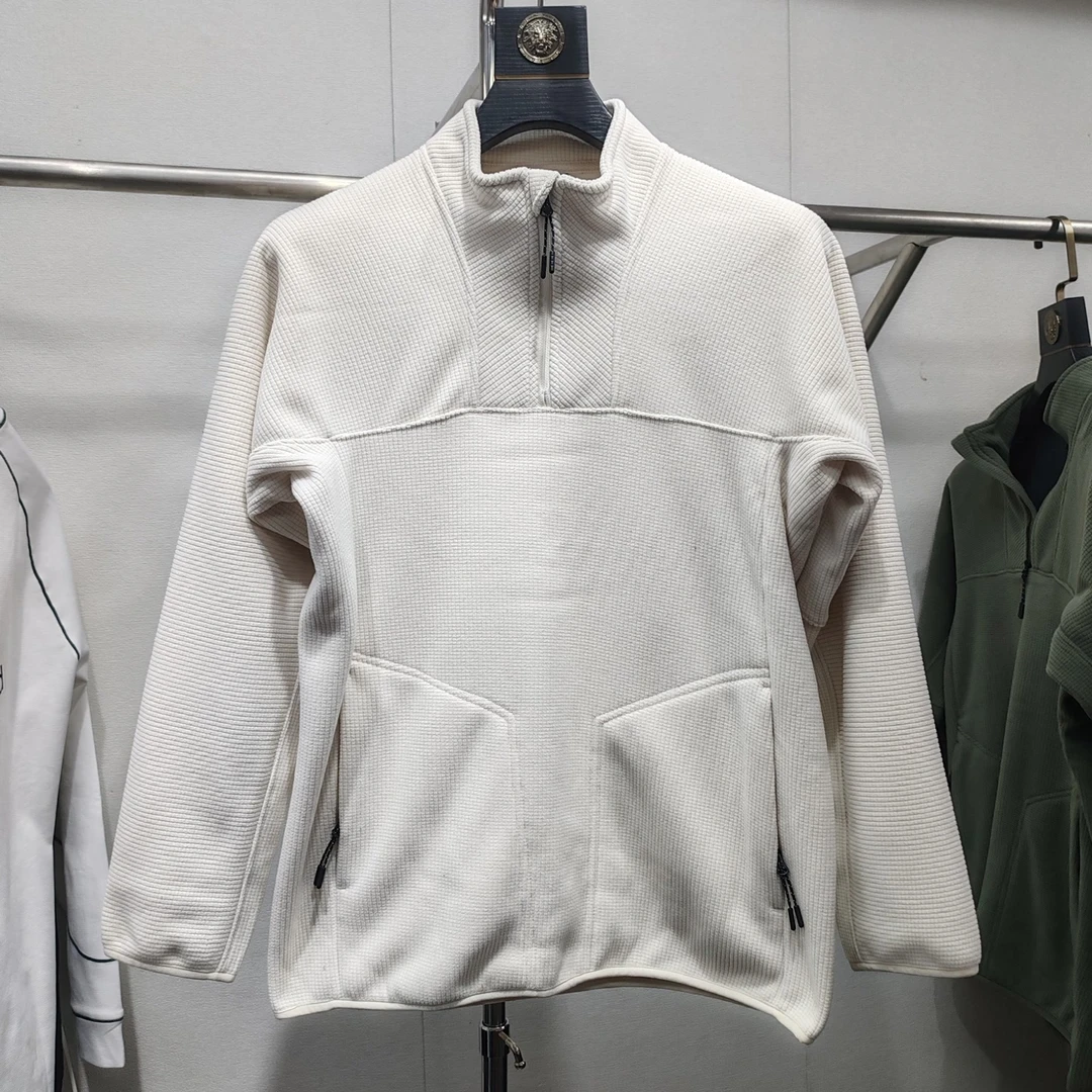 迪家平替 男士秋冬户外机能保暖轻便舒适半拉链打底衫 卫衣 上衣