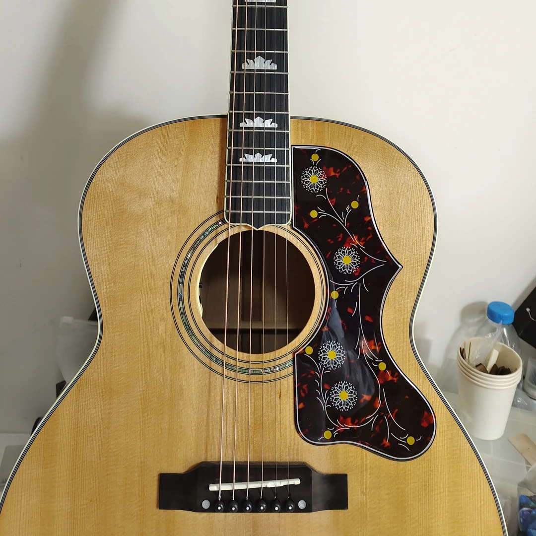 大G吉他全单42寸珍宝桶云杉枫木全单实木复刻枫木电箱原声