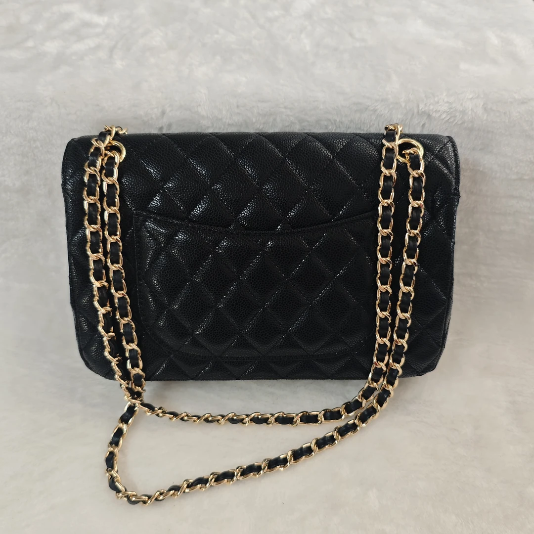 【CF】2024年新款轻奢百搭手提包斜挎单肩包 8304-黑色