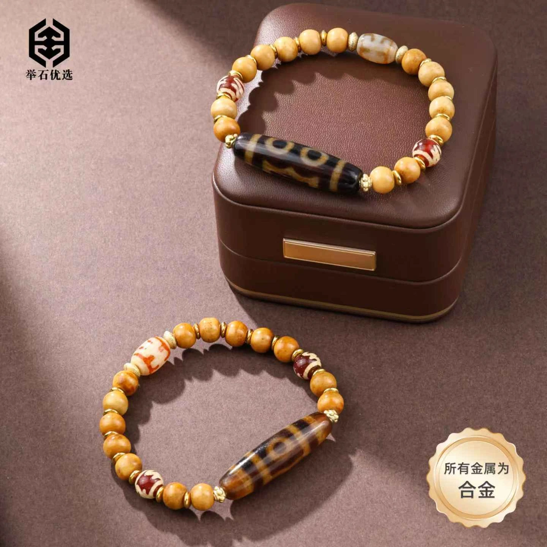 【举石严选】H0619-S111-36天珠玛瑙手串（一件/多样性发）M