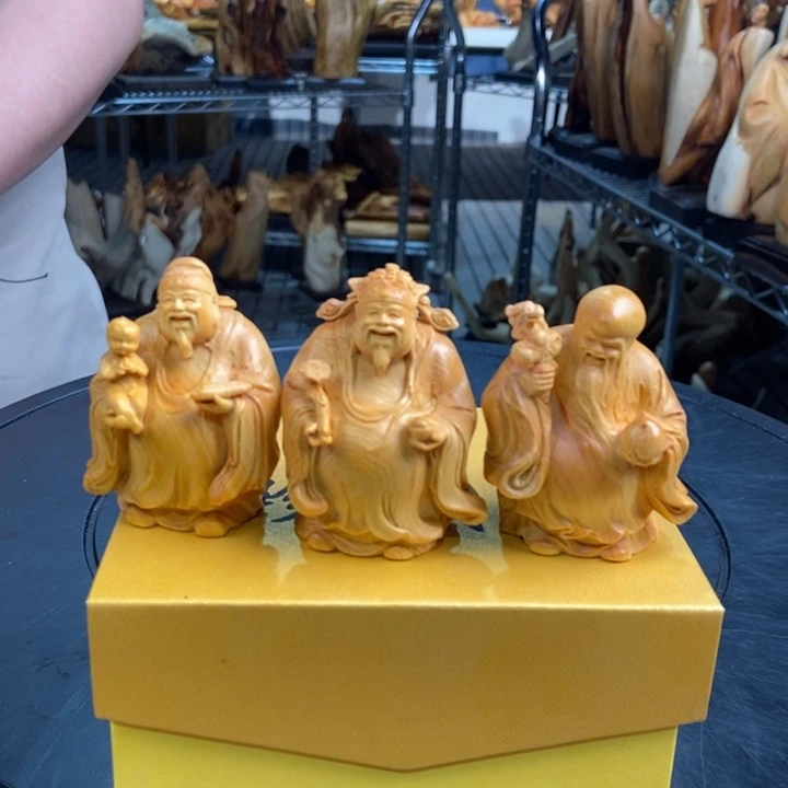 柏木（崖柏）福禄寿一套