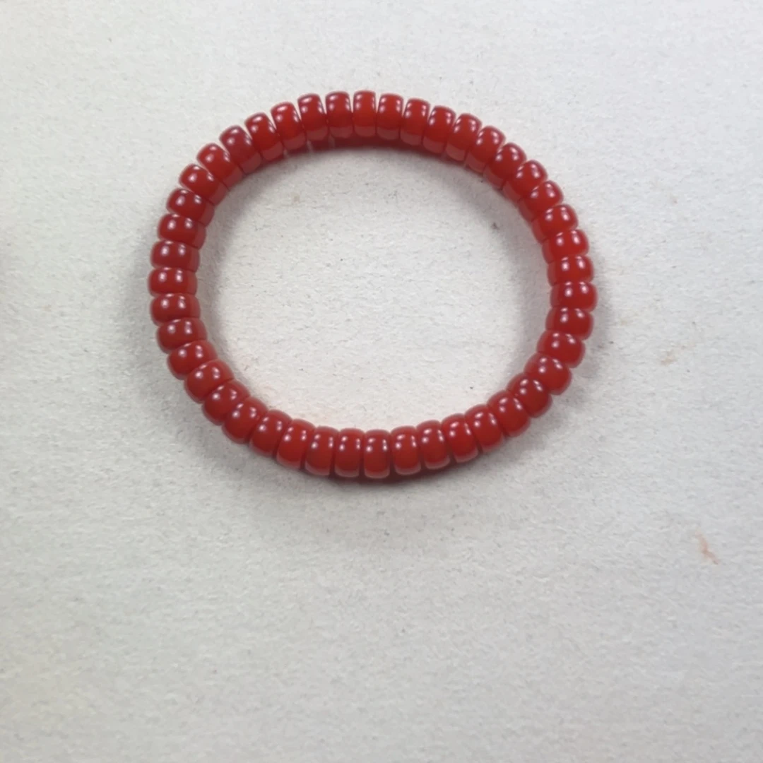 未镶嵌7➕手串药片南红玛瑙