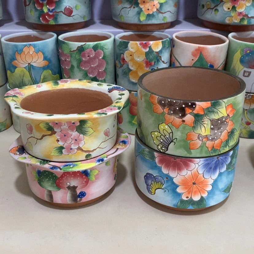 【闪购商品】红陶静*花盆