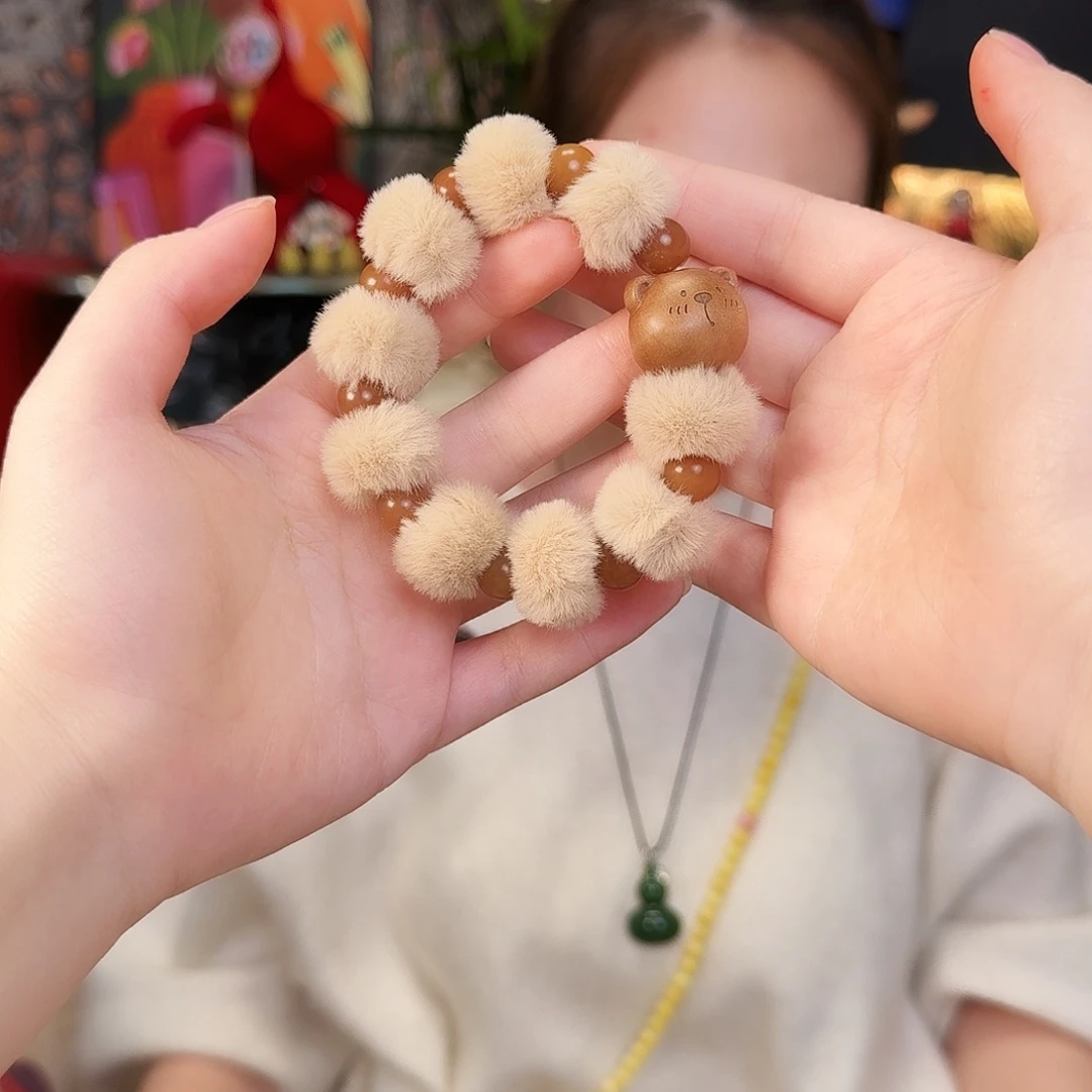 南红玛瑙18K金镶嵌手链