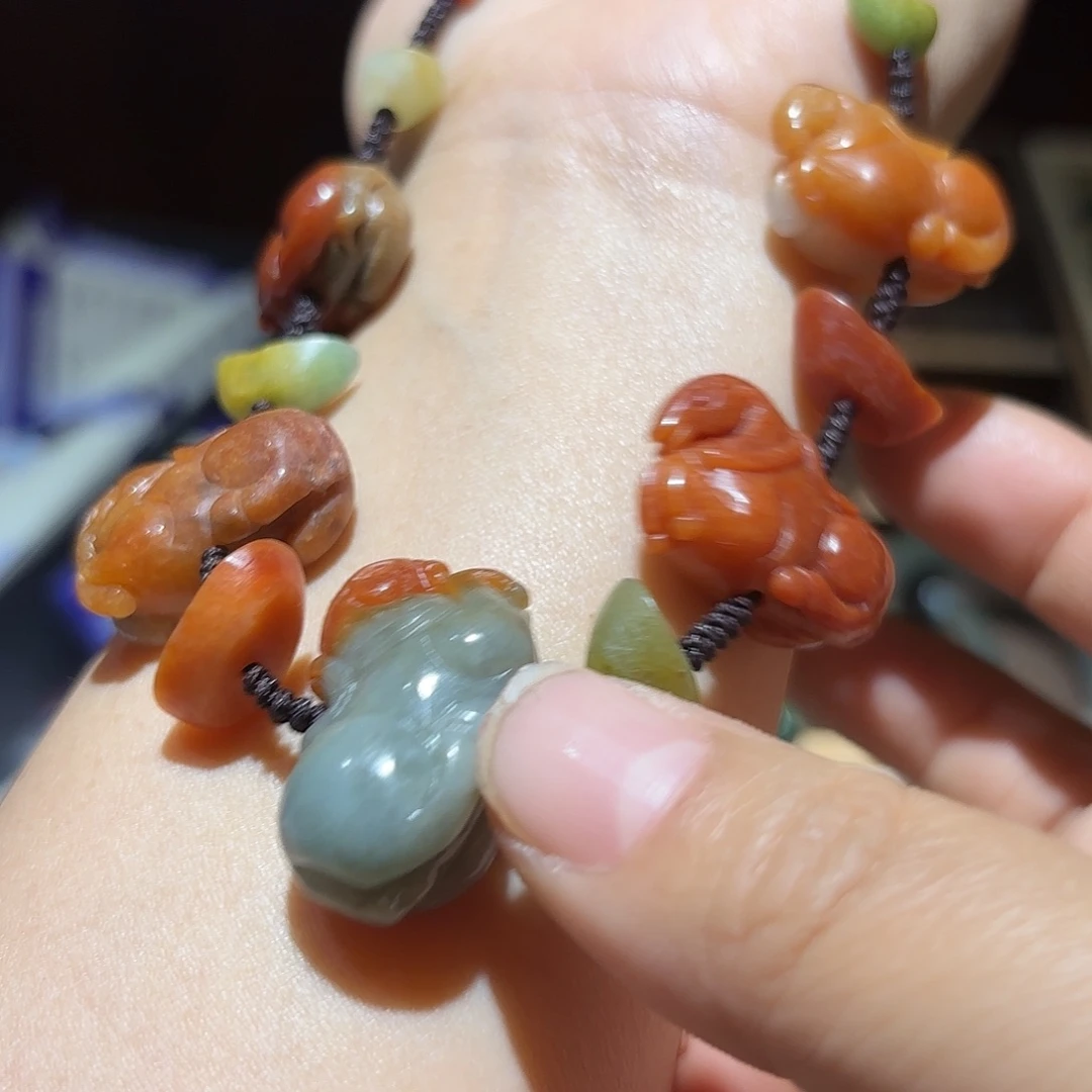 翡翠未镶嵌颈饰原创