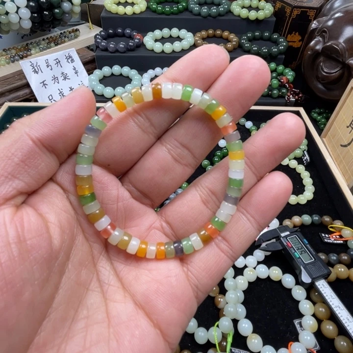 和田玉手串未镶嵌@****鱼