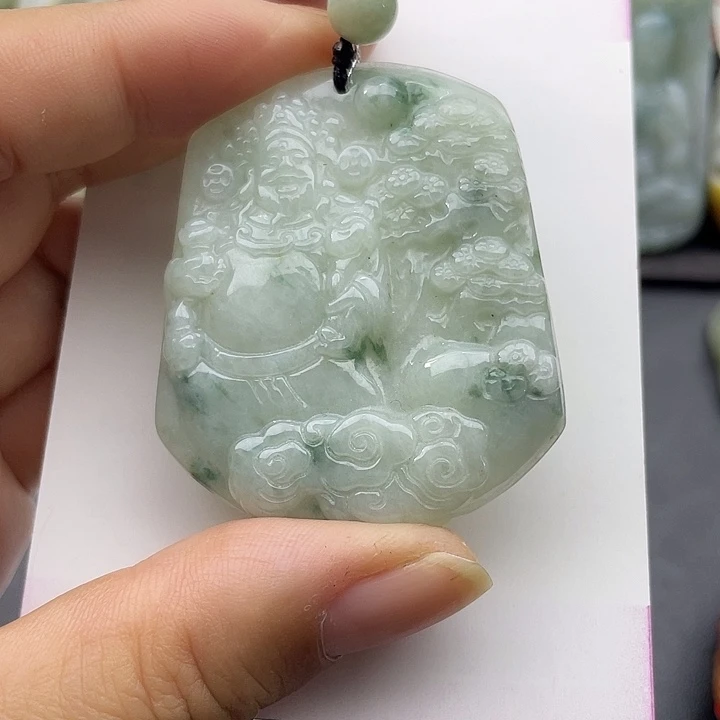 翡翠未镶嵌颈饰天然翡翠