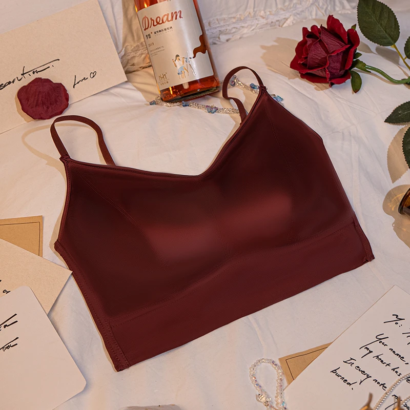 语萱娜【80-200斤】法式性感聚拢固定杯大码内衣女AXMB016