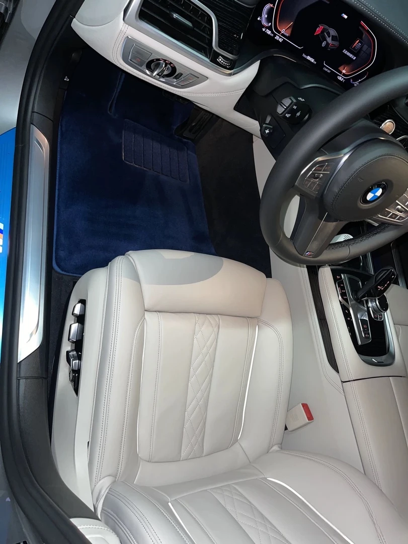 适用于宝马7系740Li 735 630X5L X6 X7 5系530LI汽车脚垫羊毛地毯