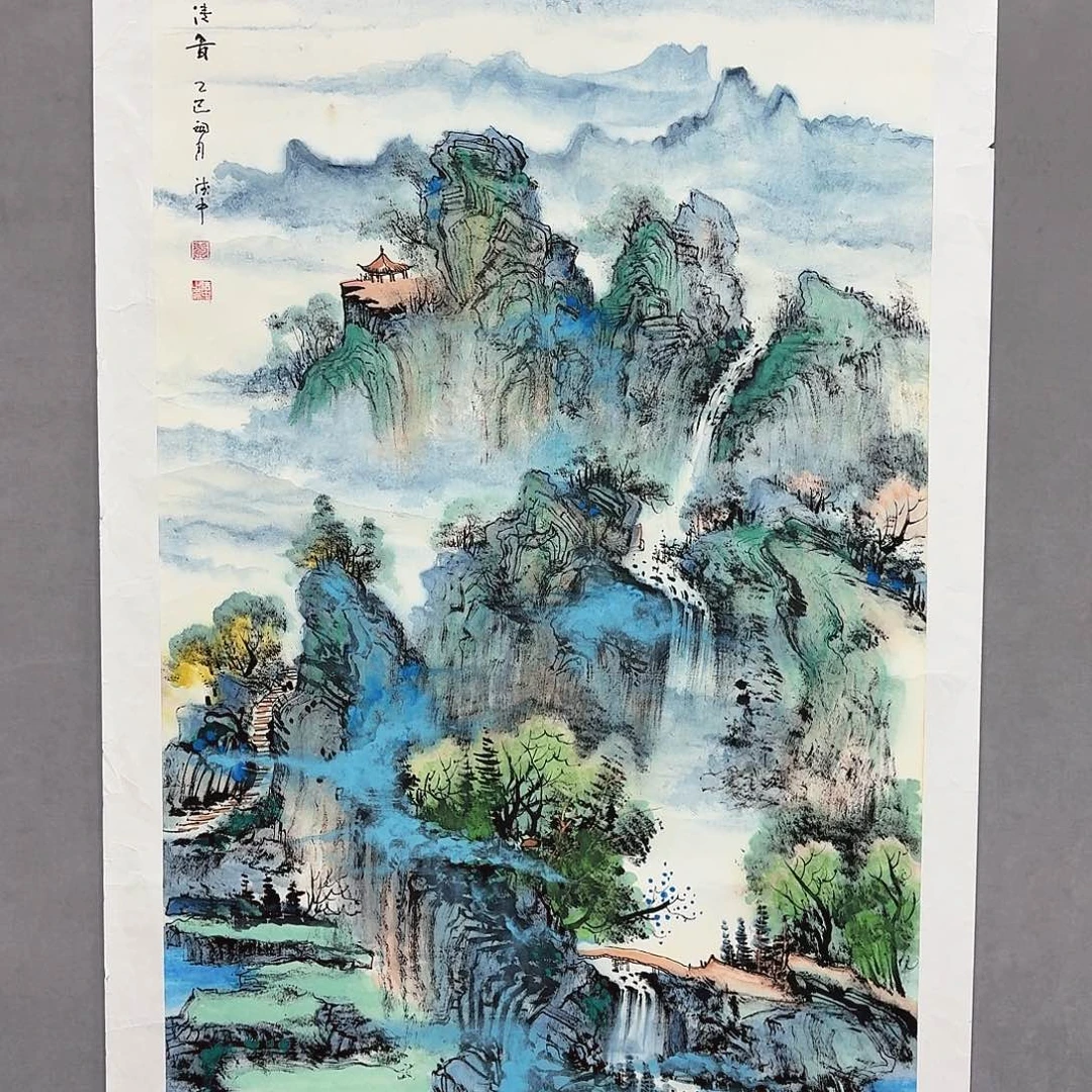 国画亲笔手绘放心去藏